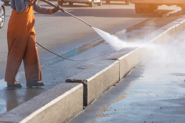 Commercial Concrete Cleaning in Jackson