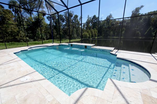 Pool Cage Cleaning in Jackson