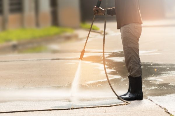 Residential Concrete Cleaning in Jackson