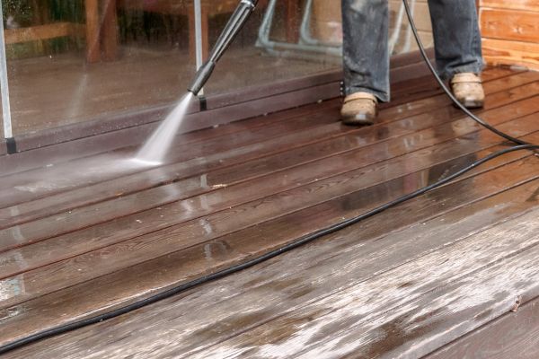 Pool Deck Power Washing in Jackson