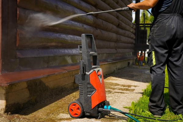 Wood House Exterior Cleaning in Jackson