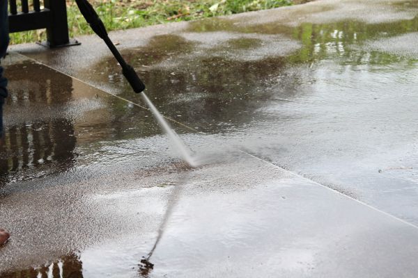 Concrete Deck Cleaning in Jackson