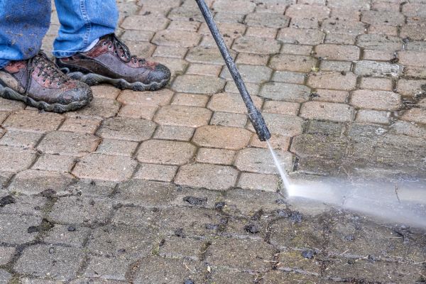 Stone Patio Cleaning in Jackson